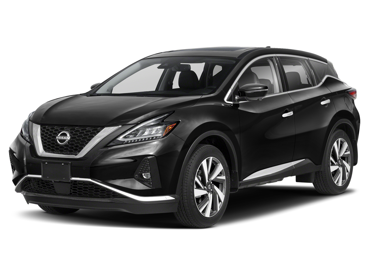 2023 Nissan Murano SL in Super Black — front three-quarter view