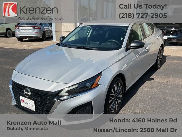 2024 Nissan Altima 2.5 SV in Brilliant Silver Metallic — front three-quarter view
