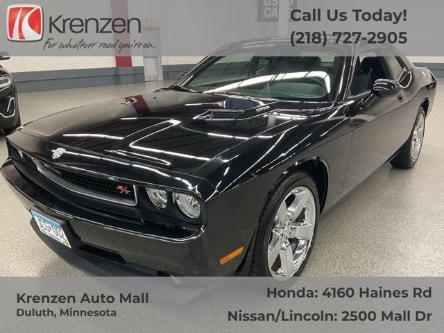 2009 Dodge Challenger R/T in Brilliant Black Pearl — front three-quarter view