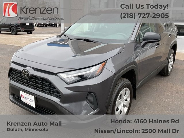 2023 Toyota RAV4 LE in Magnetic Gray Metallic — front three-quarter view
