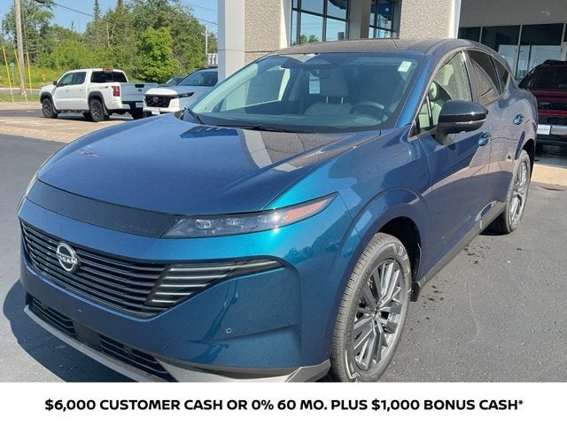 2026 Nissan Murano SL in Aurora Blue Pearl Metallic — front three-quarter view